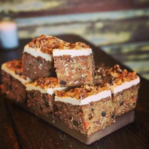 Carrot Cake- Cream Cheese Icing- Cut-12 portions